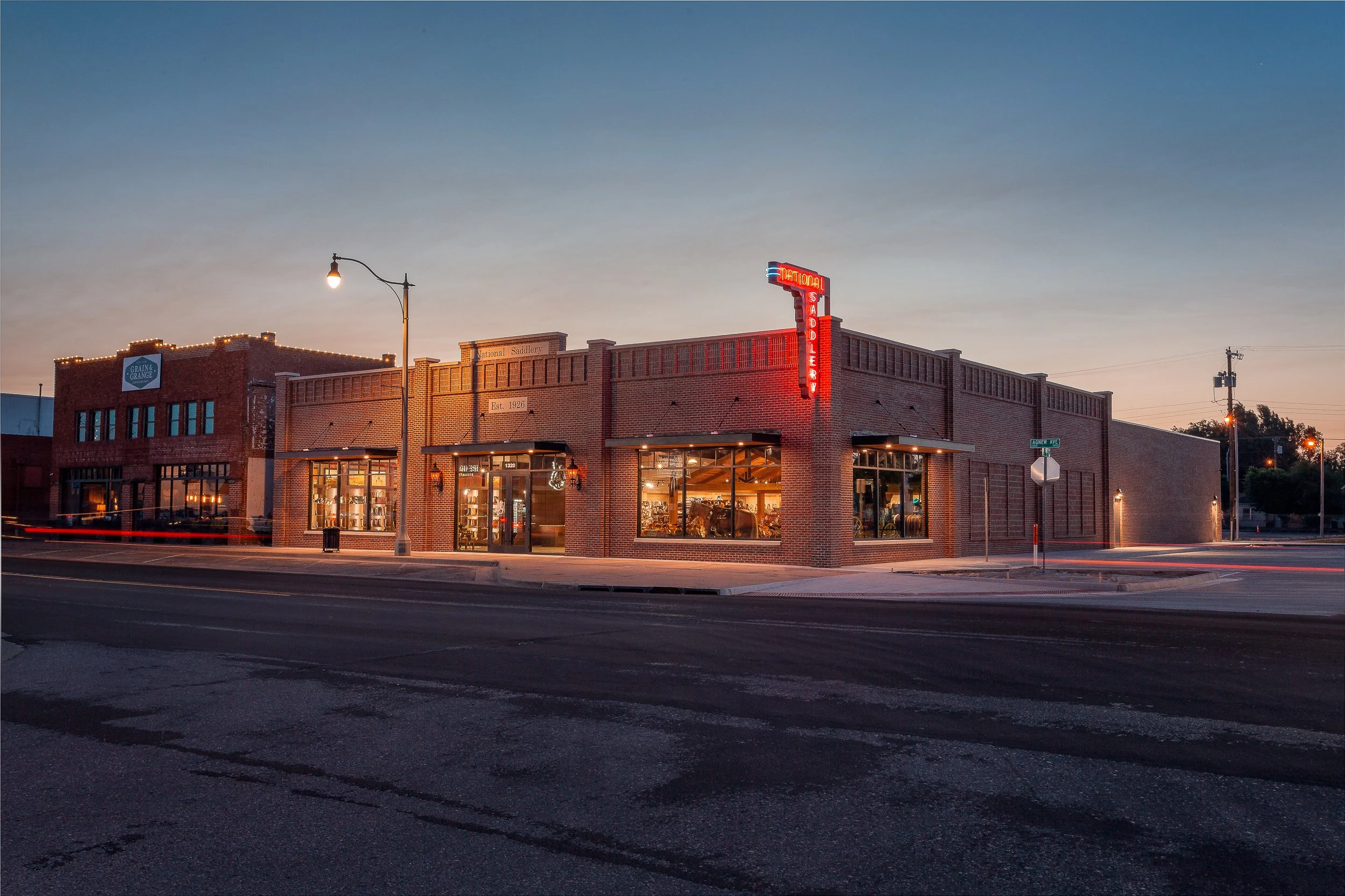 Photo from the National Saddlery project in Oklahoma City, OK by Willowbrook Construction Services